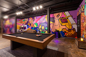 Interior Mural for Social Cues by RF3RD, Richard Ford III